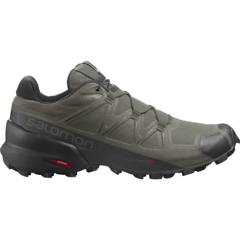 Sapatilhas Trail Running Salomon Speedcross 5 Masculino Verde Oliva | PT A76319